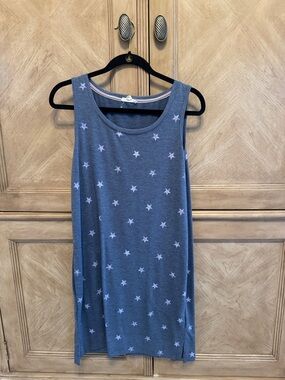 Jane and Delancey Gray Sweater with Red and White Stripe Trim